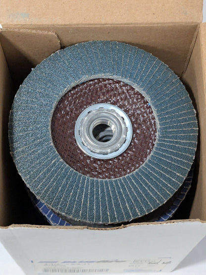 Norton Flap Disc: 4-1/2" Dia, 60 Grit, ZA, Type 29, Box of 12 66254461170