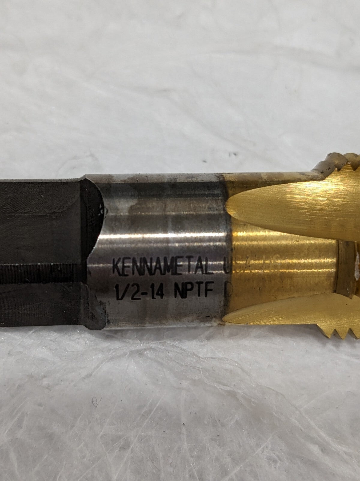 KENNAMETAL Standard Pipe Tap: 1/2-14, NPTF, 4 Flutes 4130588