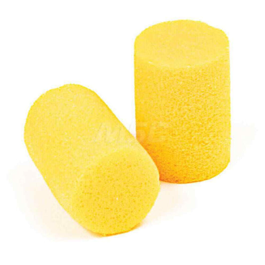 3M Earplugs 200pk 29 dB, Foam, Cylinder, Roll Down, Uncorded, n-Metal Detectable