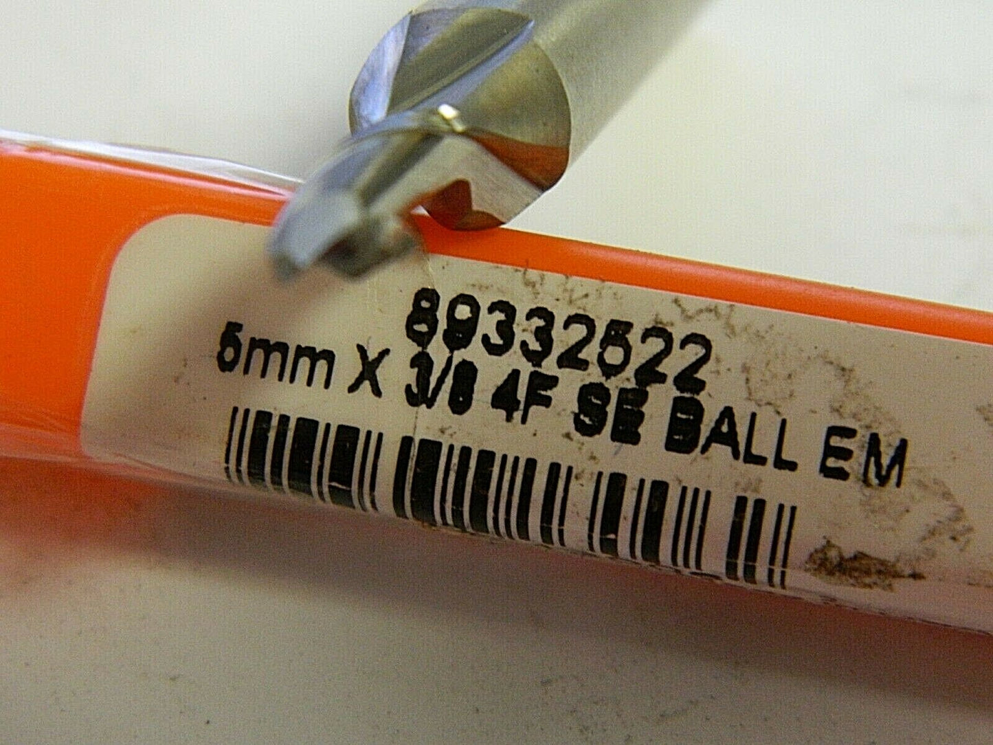 Hertel 5mm Diam, 9/16" LOC, 4 Flute Cobalt Ball End Mill 89332522