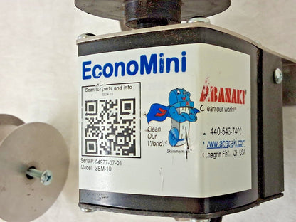 Abanaki Belt Oil Skimmer 1.00GPH SEM-10