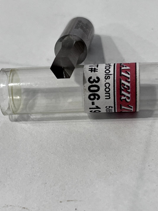 3/16 X .3150SH 1.25OAL HEX BROACH 306-190