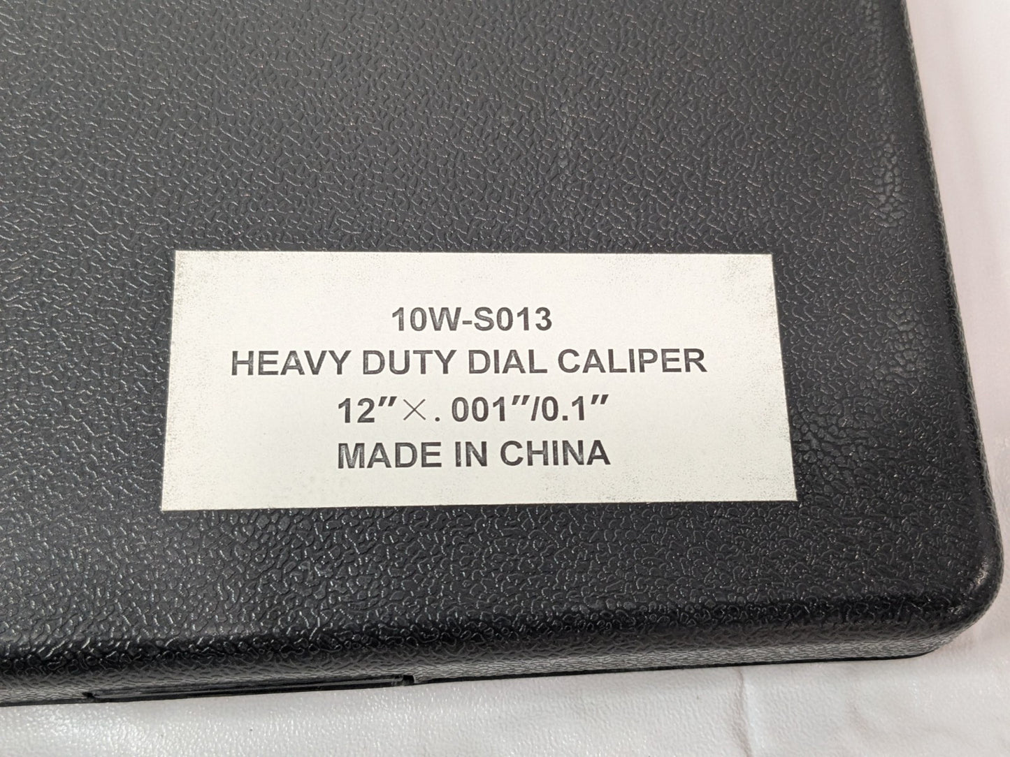 12" Dial Caliper SS 0.001000" Graduation 0.1000" per Revolution 10W-S013