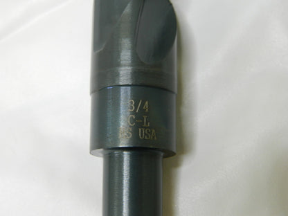 C-L HSS Reduced Shank Drill Bit 3/4'' Dia, 1/2'' Shank Dia 6'' OAL 55448