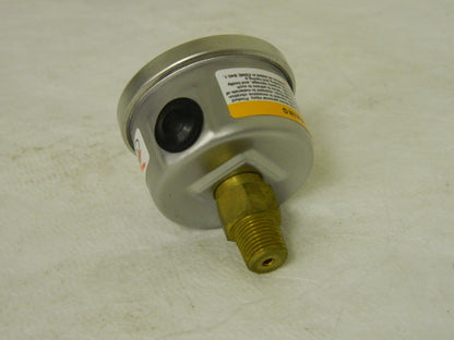 Worksmart Analog Pressure Gauge 1-1/2" Dial 1/8" NPT Lot of 2 #WS-PE-GAGE-76