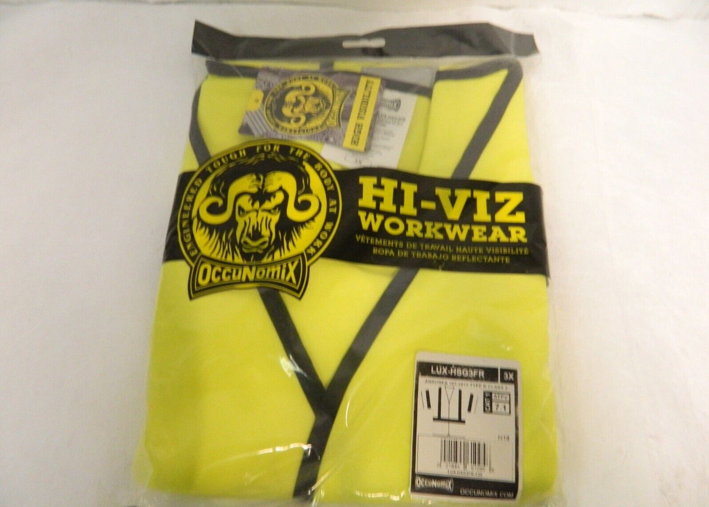 OccuNomix 3XL Flame Resistant/Retardant High Visibility LUX-HSG3FR-Y3X