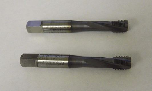 Widia Spiral Flute Taps 3/8-24 UNF H3 3FL HSS-E TiCN QTY 2  87318