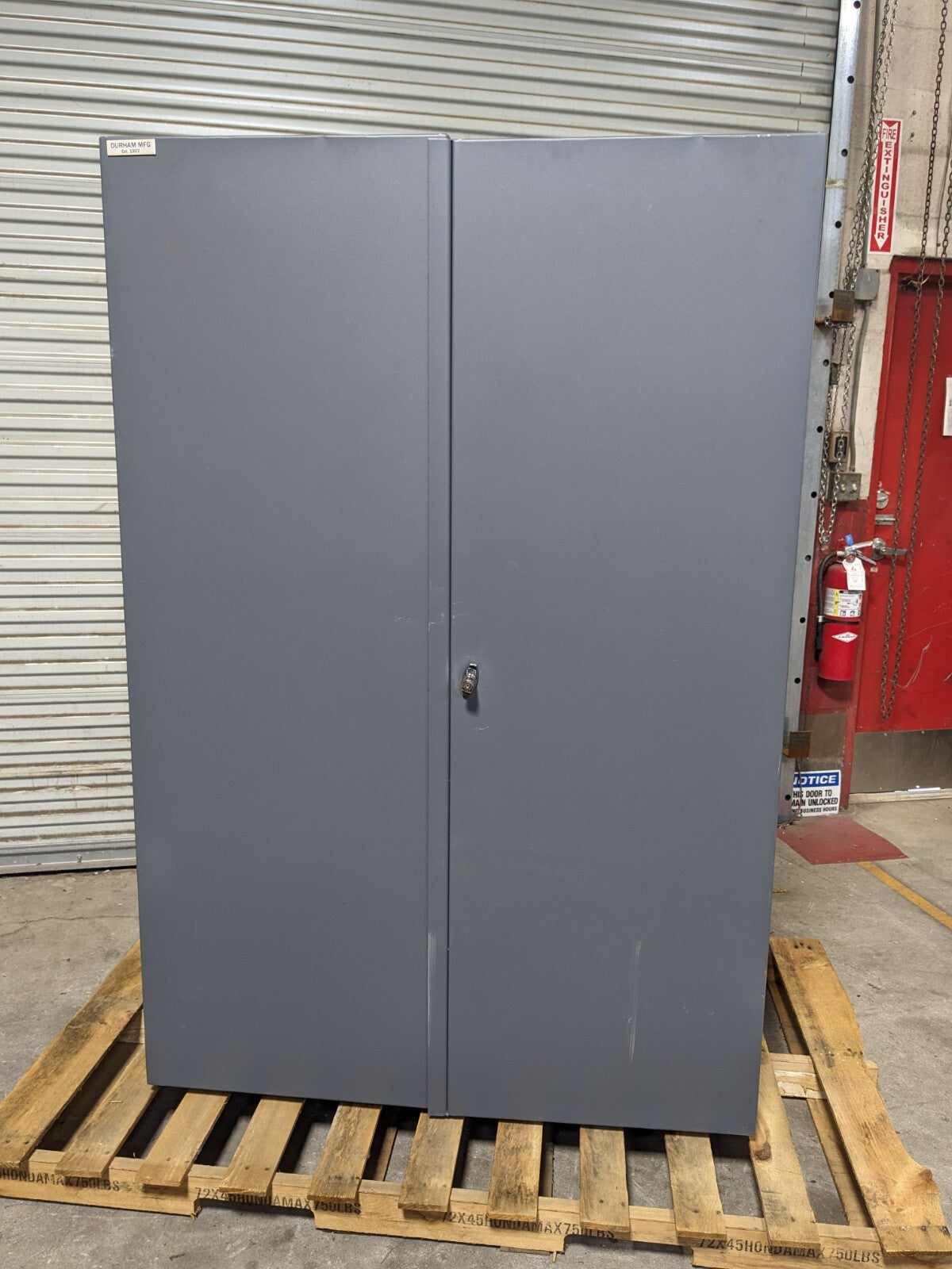 Durham Heavy Duty Storage Cabinet w/ Bins 4-Drawer 1-Shelf 72" H x 48" W x 24" D