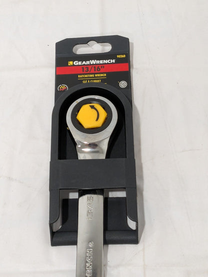 Gearwrench Combination Wrench: 13/16" Head Size, 15 deg Offset 9026D