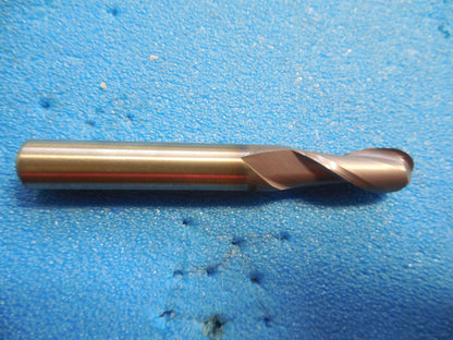 Metal Removal 5/16" x 13/16" Carbide TiAIN 30º 2 Flute Ball Nose End M
