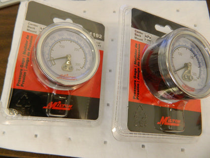 MILTON Pressure Gauge: 2" Dial, 1/4" Thread, NPT, Back Mount BD-KP78934