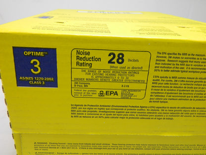 3M Earplug: 28dB, Foam, Bell, Roll Down, Corded Approx. 200 Pairs 7000127211