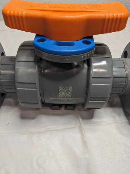 Hayward Manual Ball Valve: 1-1/4 Pipe, Full Port TBH2125A0FV0000