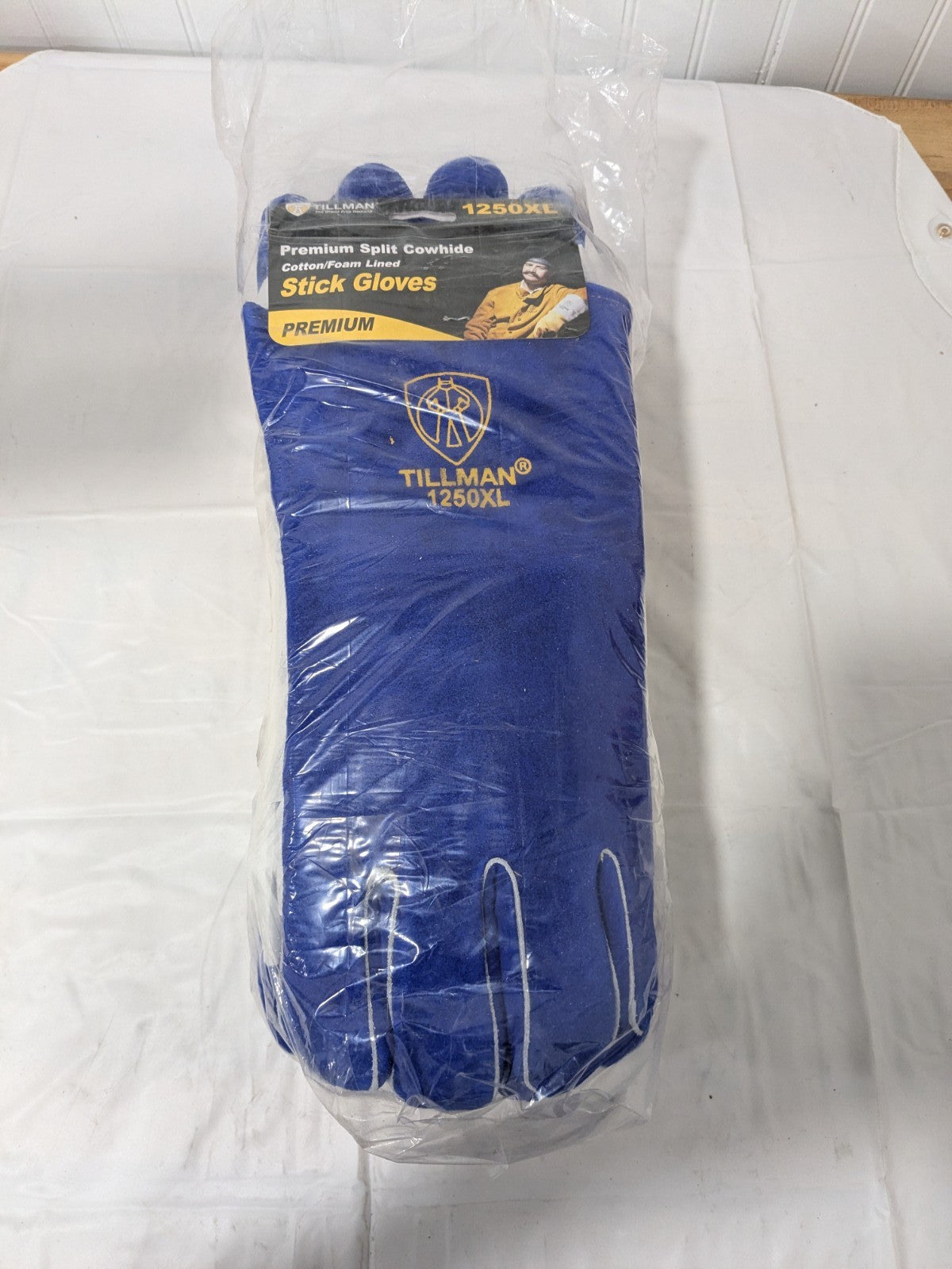 Tillman Premium Split Cowhide Stick Welding Gloves Sz XL 6 Pairs 1250XL