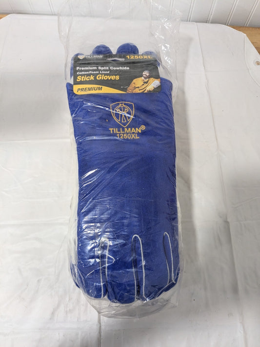 Tillman Premium Split Cowhide Stick Welding Gloves Sz XL 6 Pairs 1250XL