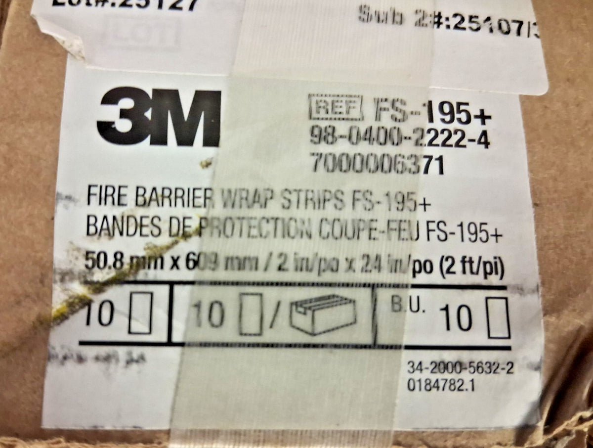 3M Fire Barrier Wrap Strips 2" x 24" FS-195+
