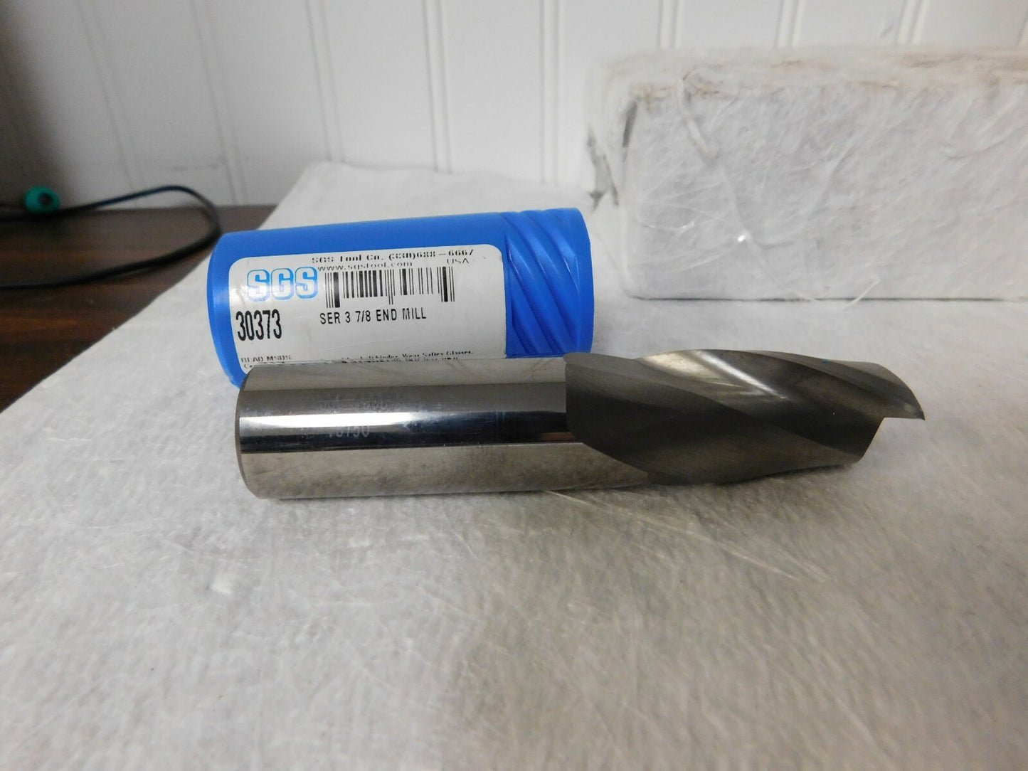 SGS 7/8" 1-1/2" LOC 7/8" Shank D  4" OAL 2 Fl  Carb Square End Mill 30373