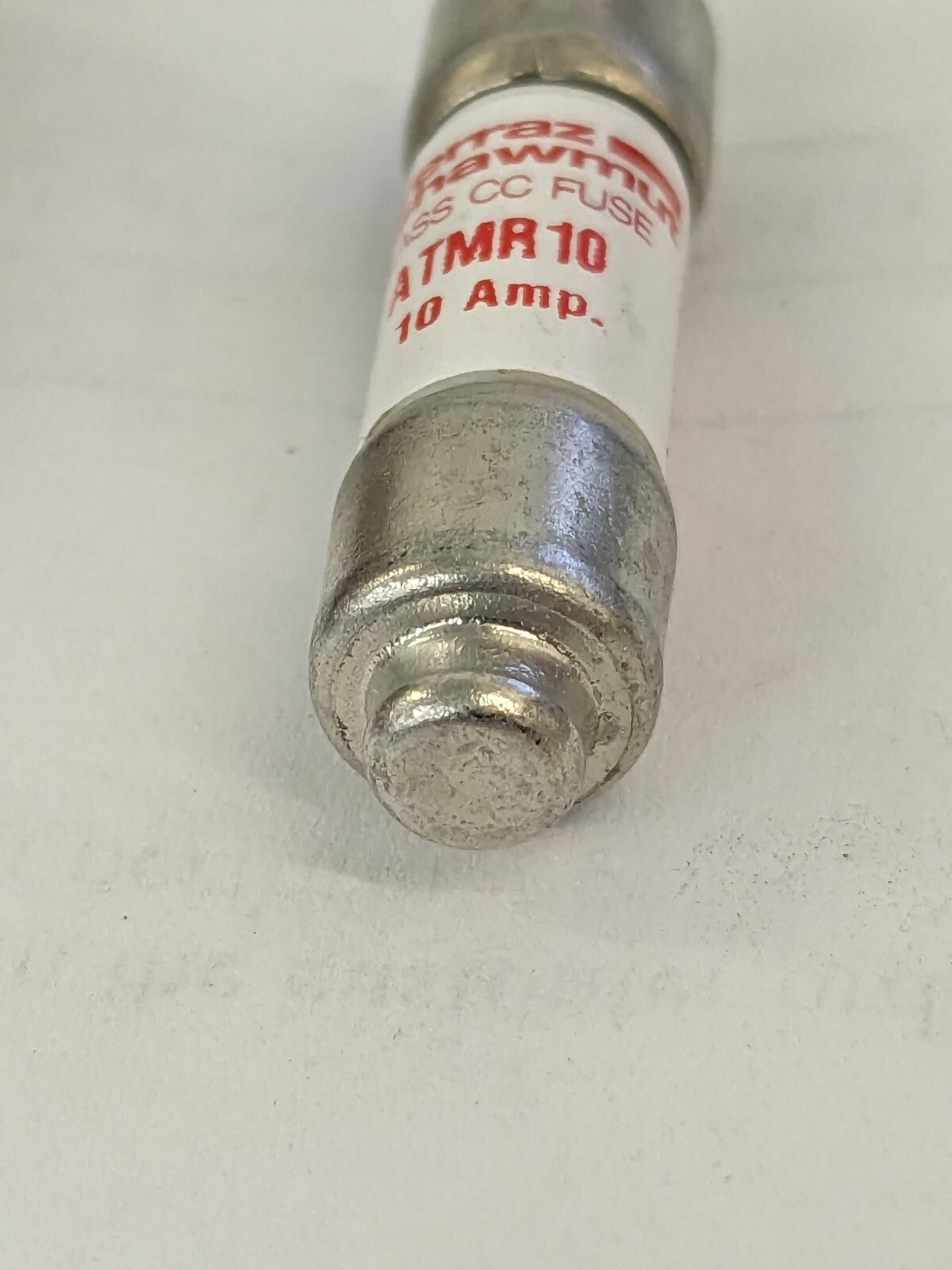 FERRAZ SHAWMUT 10pk Cylindrical Fast-Acting Fuse: CC, 10 A, 10.3 mm Dia ATMR10