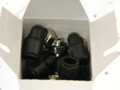 Parker Male Elbow 90° Push-to-Connect Instant Pneumatic Fit Qty 10 369PLP-10M-4G