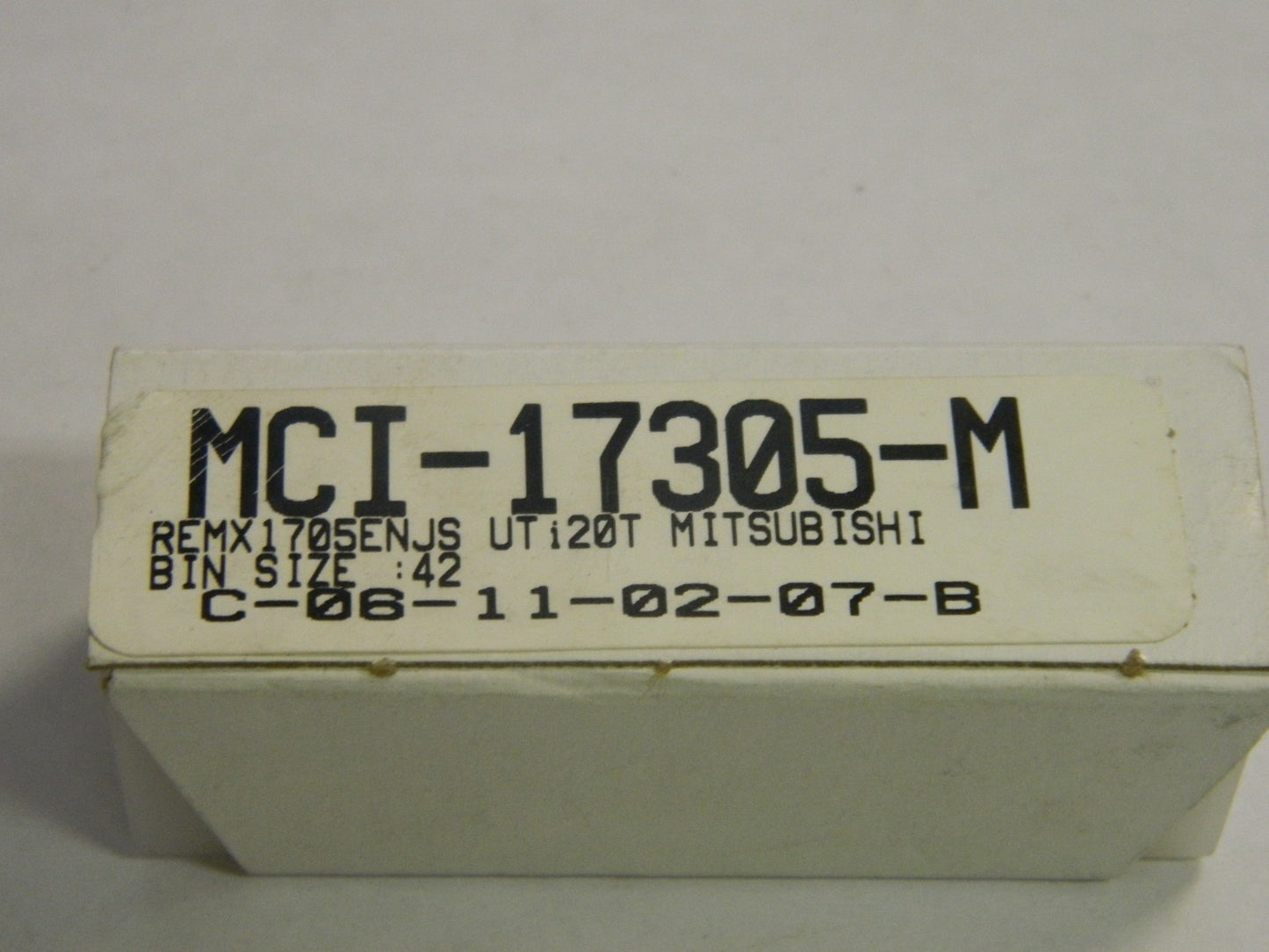 Mitsubishi Carbide Insert REMX1705ENJS Uti20T Qty 4 MCI-17305-M