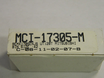 Mitsubishi Carbide Insert REMX1705ENJS Uti20T Qty 4 MCI-17305-M