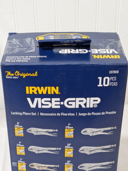 Irwin 10 Pc The Original Locking Pliers Set in a Bag 1078KB