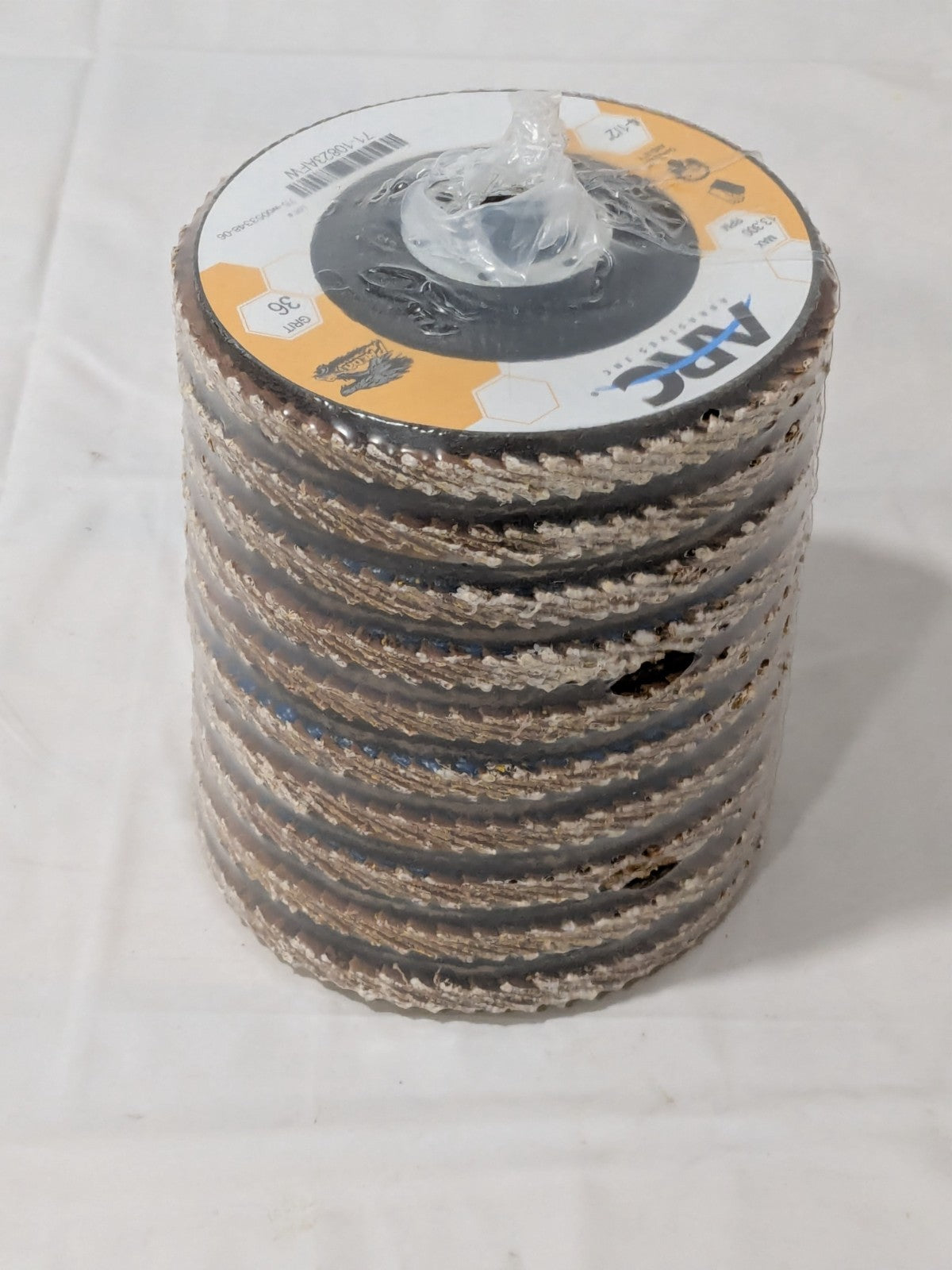 ARC Flap Disc: 4-1/2" Dia, 7/8" Hole, 36G, Type 29 Pack of 10 71-10823