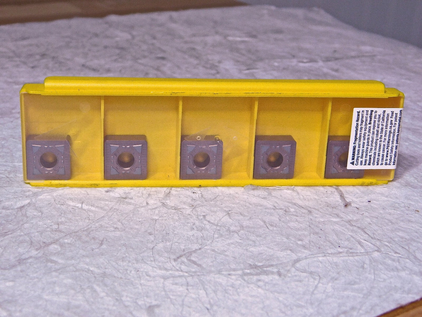 Kennametal  Carbide Turning Inserts SNMG543RN Grade-KCP25B Qty-5 542603 USA