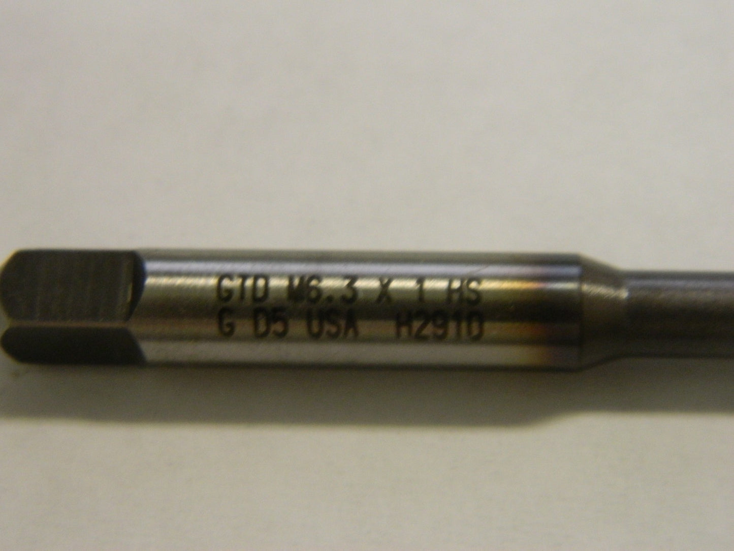 Widia Greenfield Spiral Point Gun Tap M6.3 x 1" D5 2FL HSS Lot of 3 USA #17571