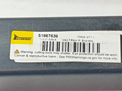 Interstate Roughing End Mills 1" Dia 5FL Single End 61867638