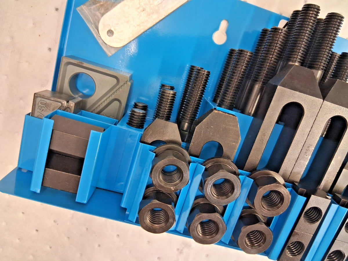 Gibraltar Fixture Clamp Step Block & Clamp Set 52Pc 5/8-11 Stud Thread 20415G