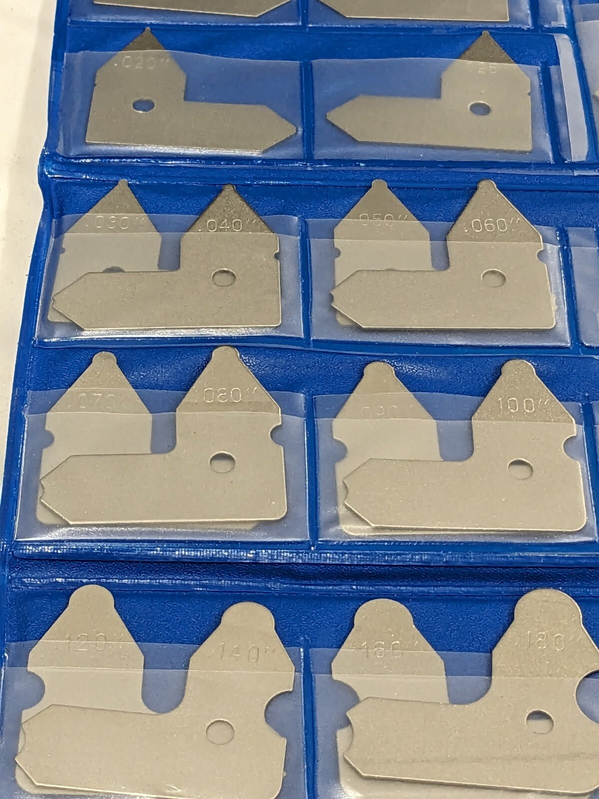 26 pc Radius Gage Set: Steel, 0.01 to 0.5" Radius 615-4126