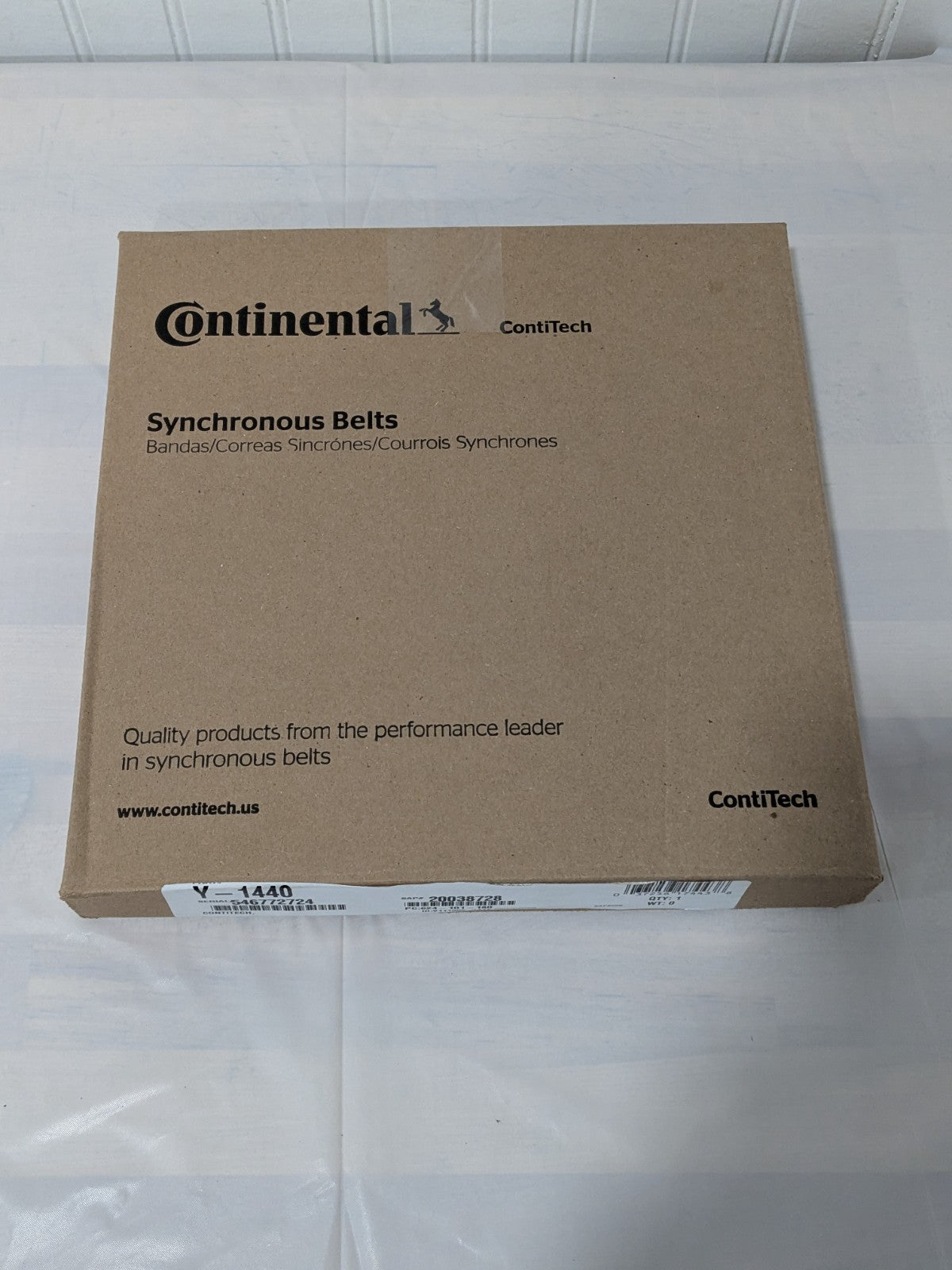 Continental Helical Offset Industrial Timing Belt, 180 Teeth Y-1440