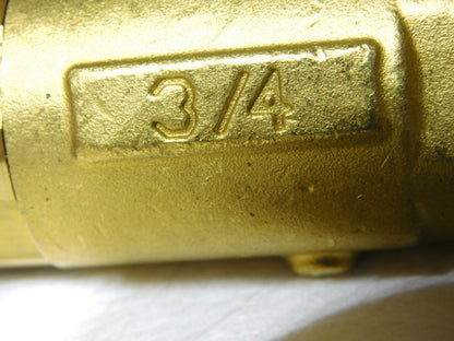 Parker Brass Ball Valve 3/4 x 3/4 FNPT/FNPT StrThread O-Ring Port XV506P-12
