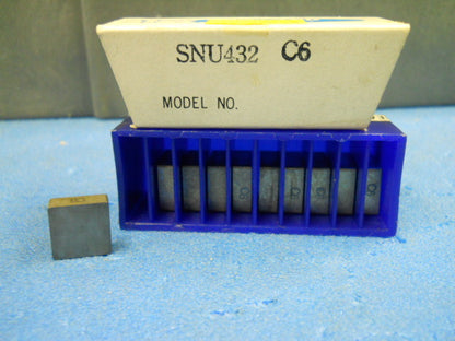 Interstate SNU432 C6 Carbide Inserts - Box of 10 Inserts