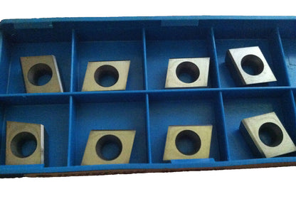 Ingersoll Carbide Milling Inserts CDE313R001 Grade IN10K Qty. 8 #5800507