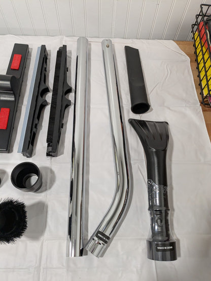 Ridgid 10PC SNGL END BLK VACUUM ACCESSORY KIT VT2575 INCOMPLETE