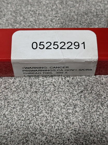 ACCUPRO Single Point Theading Tool: 0.36" Min Thread Dia 05252291