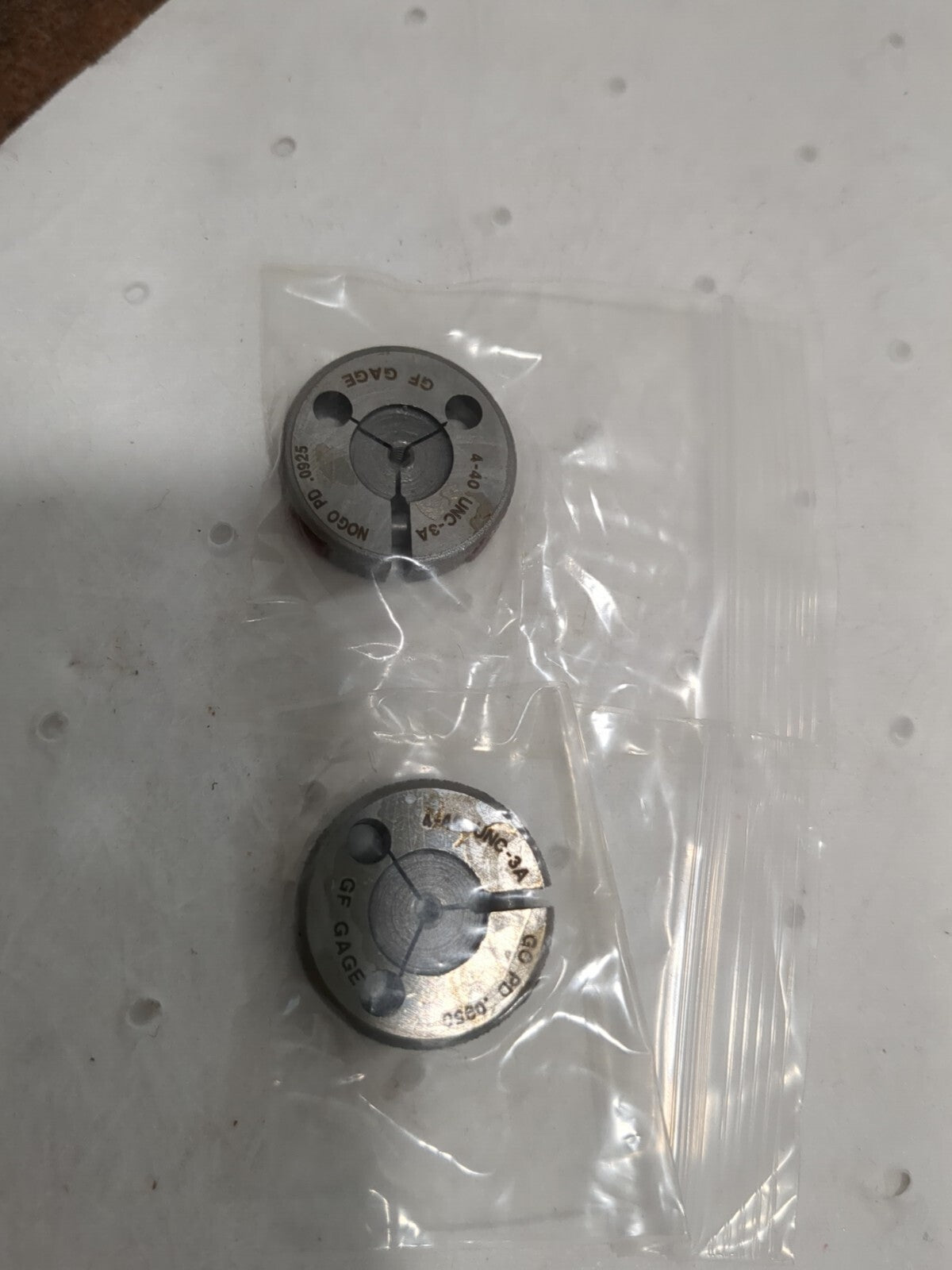 GF GAGE Threaded Ring Gage: #4-40 Thread Go & No Go R0112403AS