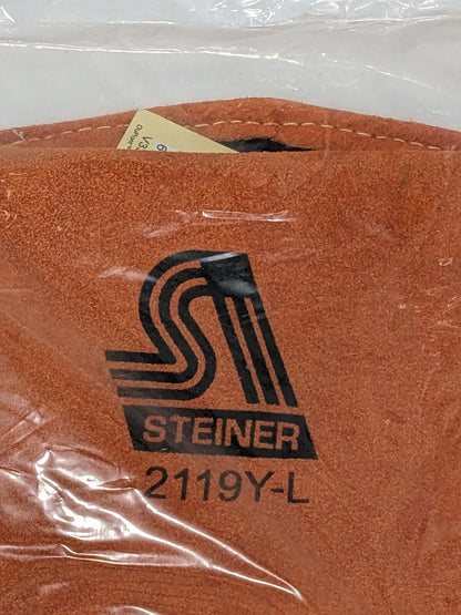 STEINER Welding Glove Sz L Cowhide Leather LH ONLY Qty 2 2119YLH-L