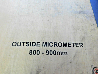 SPI Interchangeable Anvil Micrometer 800-900mm Range 0.01 mm Graduation 14-067-3