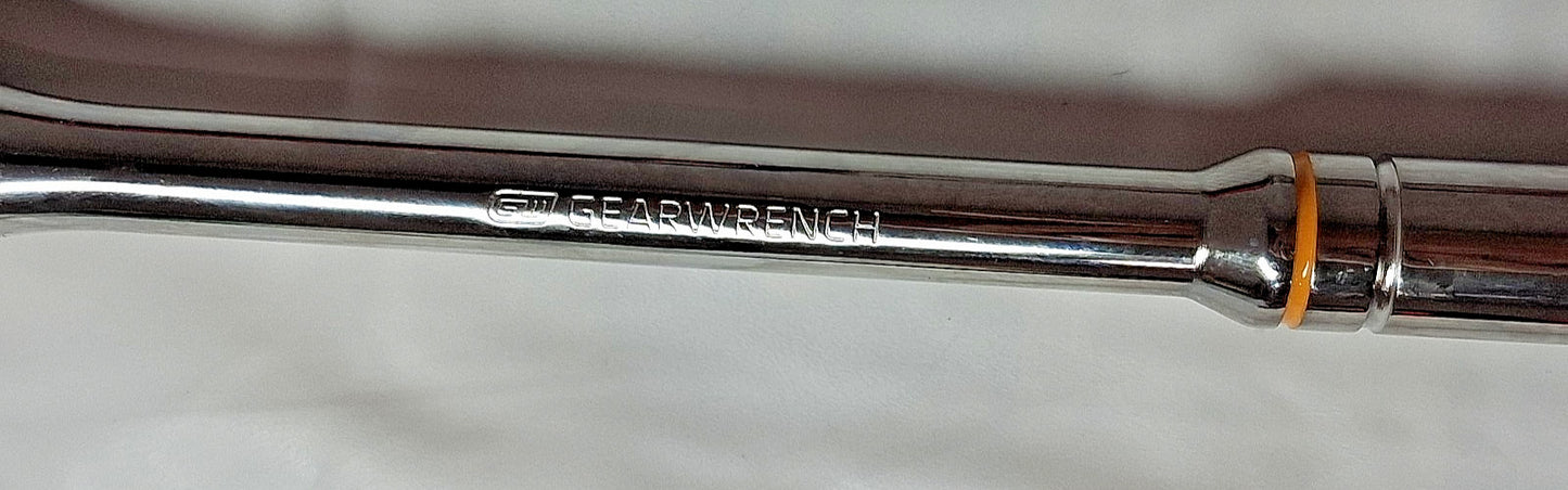 GEARWRENCH Ratchet 3/8" Drive Pear Head 90 Gear Teeth Chrome-Plated 81215T