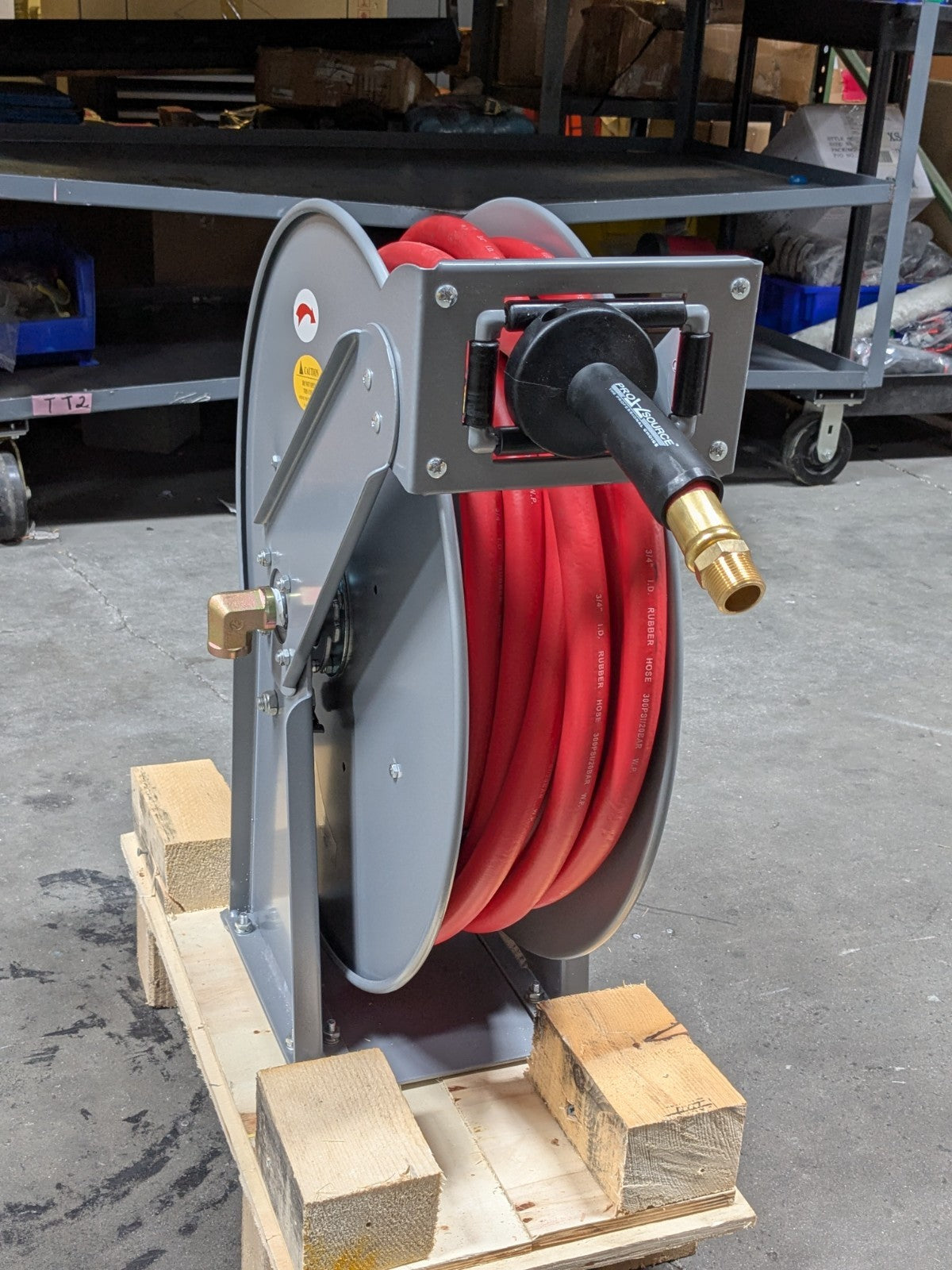 Pro Source Heavy Duty Retractable Hose Reel 50 Ft. x 3/4 In. 300 PSI Max.