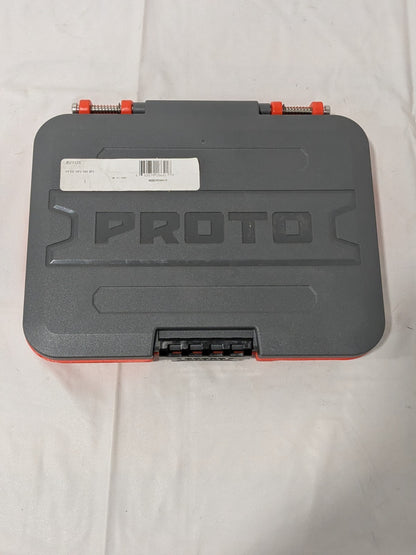 Proto Socket Set: Standard, 12 Pc, 3/8" Drive, 3/8 to 7/8" J52112S