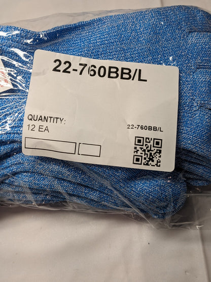 Kut Gard Seamless Knit Dyneema Blended Antimicrobial Glove SzL Qty 12 22-760BB/L