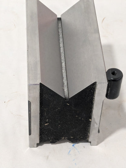 Noga V-Block: 65.00 mm Max Capacity, 90 deg V Angle BASE ONLY VB1200