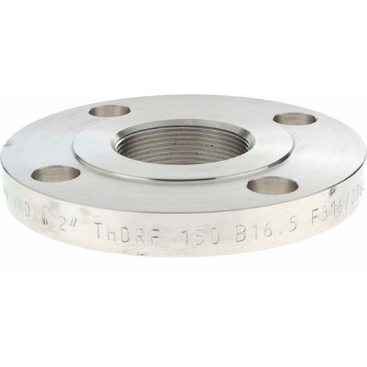 MERIT BRASS 2" Pipe, 6" OD, Stainless Steel, Threaded Pipe Flange A635-32