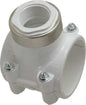 3 x 1-1/2 PVC Plastic Pipe Clamp On Saddle with EPDM O-Ring 467E-337SR