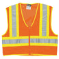 MCR Safety Economy Type R Class 2 Two-Tone Safety Vest Size 4X Qty 50 VWCCL2OFR
