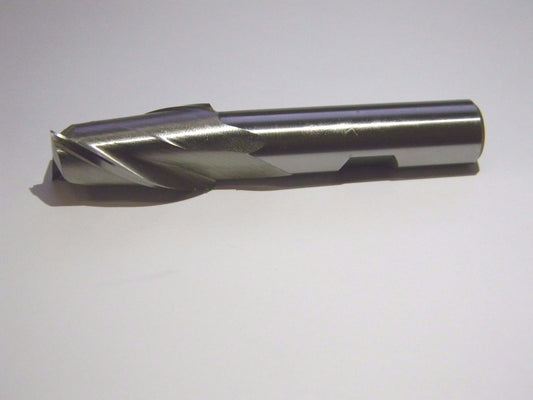 Interstate 1-1/8" LOC 1/2" SD  3-1/8" OAL 2 Fl HSS SRQ End Mill QTY 2  10802202